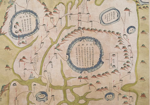 1842年温岭《浙江太平县营舆图》缩略图