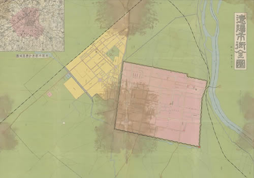 1939年《辽阳市街全图》缩略图