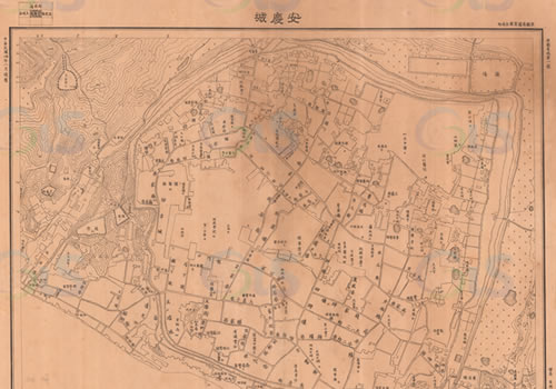 1915年《安庆城》地图缩略图