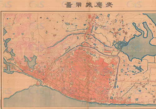 1932年《安庆城市图》缩略图