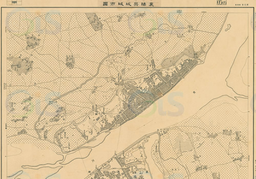 1947年《襄阳樊城城市图》缩略图