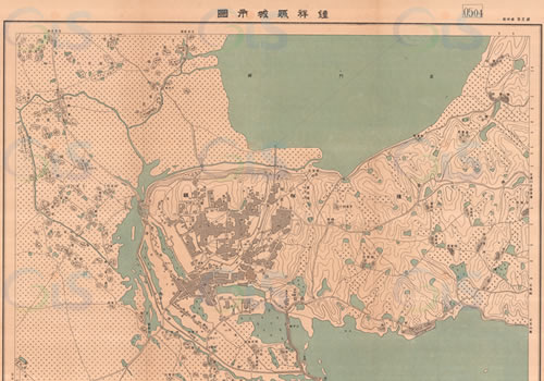 1948年《钟祥县城市图》缩略图