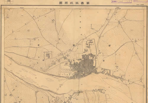 1947年新疆《焉耆县城厢图》缩略图