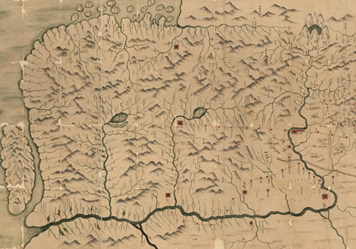 1882–1889年《吉林舆图》缩略图