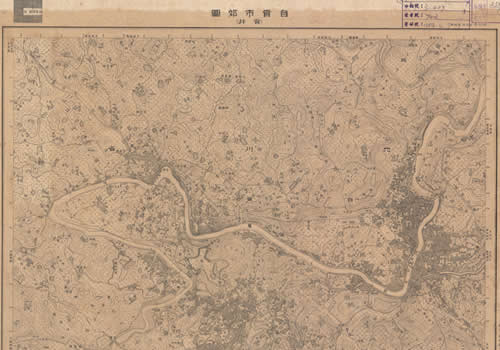 1947年《自贡市郊图》缩略图