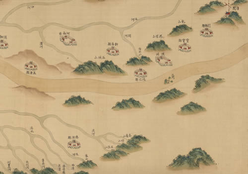 1742–1764年间《豫省黄河全图》缩略图
