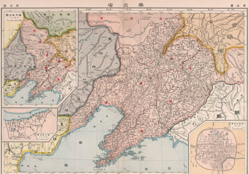 1917年辽宁《奉天省》地图缩略图