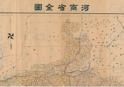 1927年《河南省全图》缩略图