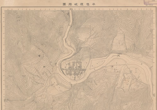 1947年四川《平武县城厢图》缩略图