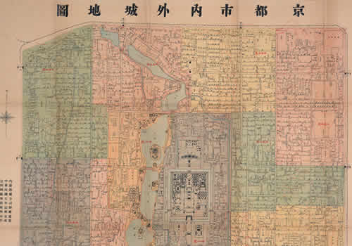 1916年《京都市内外城地图》缩略图