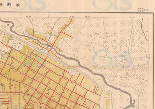 1915年《成都街市图》缩略图