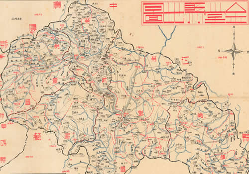 1945年四川《金堂县地图》缩略图