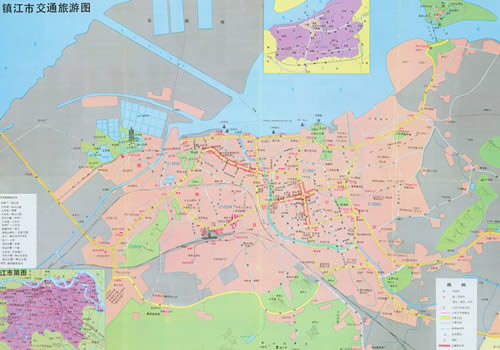 1997年《最新镇江市交通旅游图》缩略图