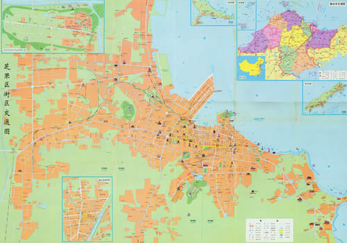 1992年《烟台交通游览图》缩略图