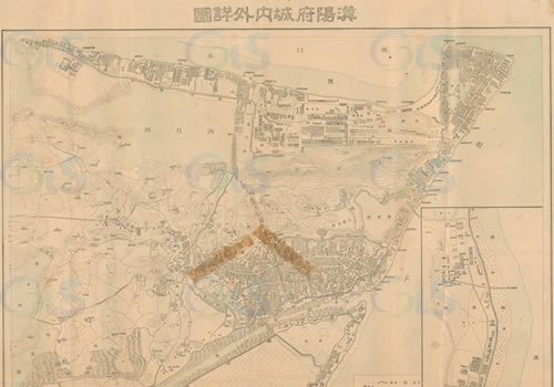 1914年《汉阳府城内外详图》缩略图