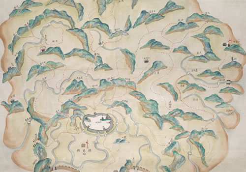 1841年后《舟山岛全图》缩略图