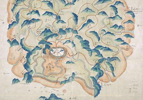 1841年后《定海县舆图》缩略图